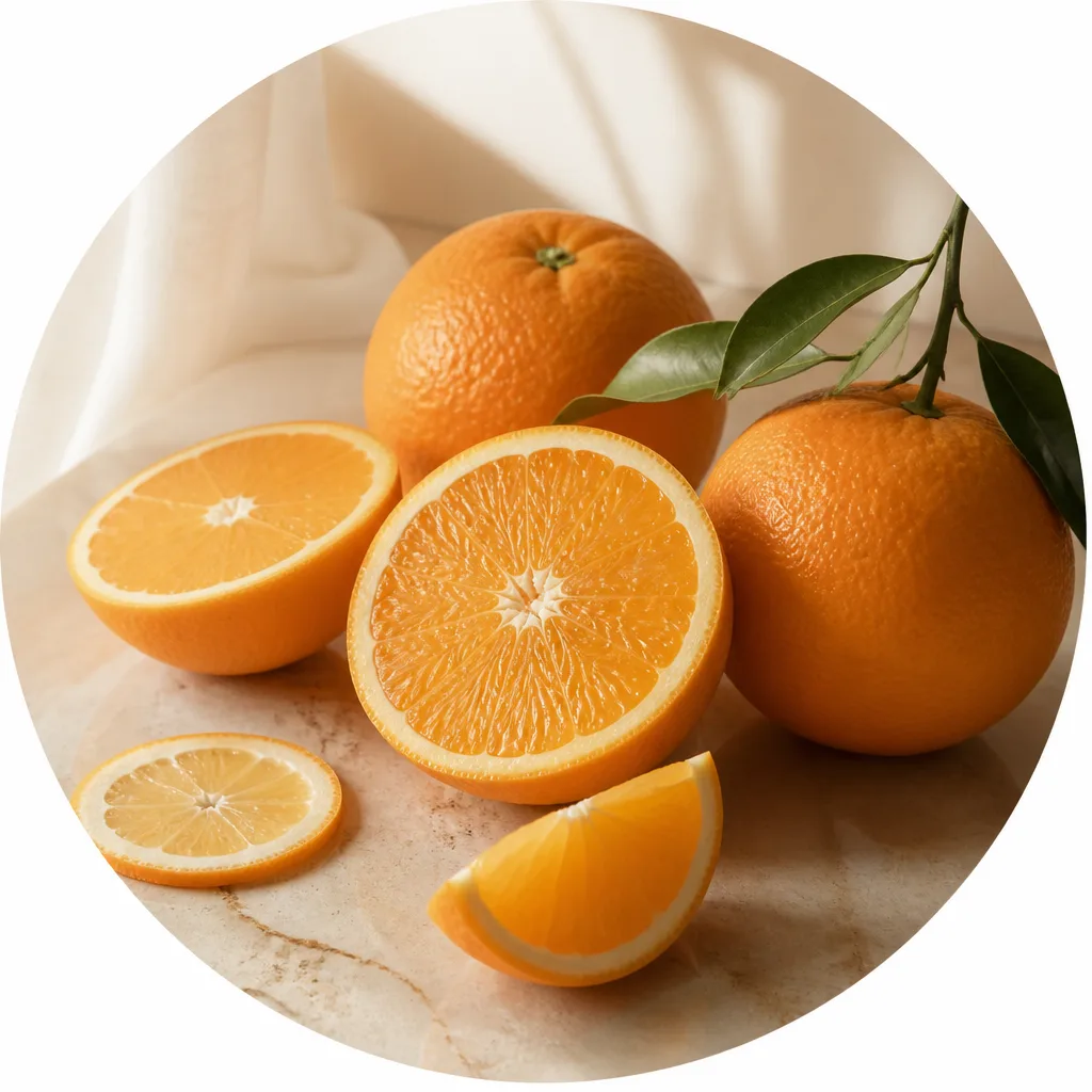 Arance fresche, fonte naturale di vitamina C